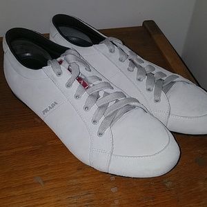 Like New Suede Prada Sneakers